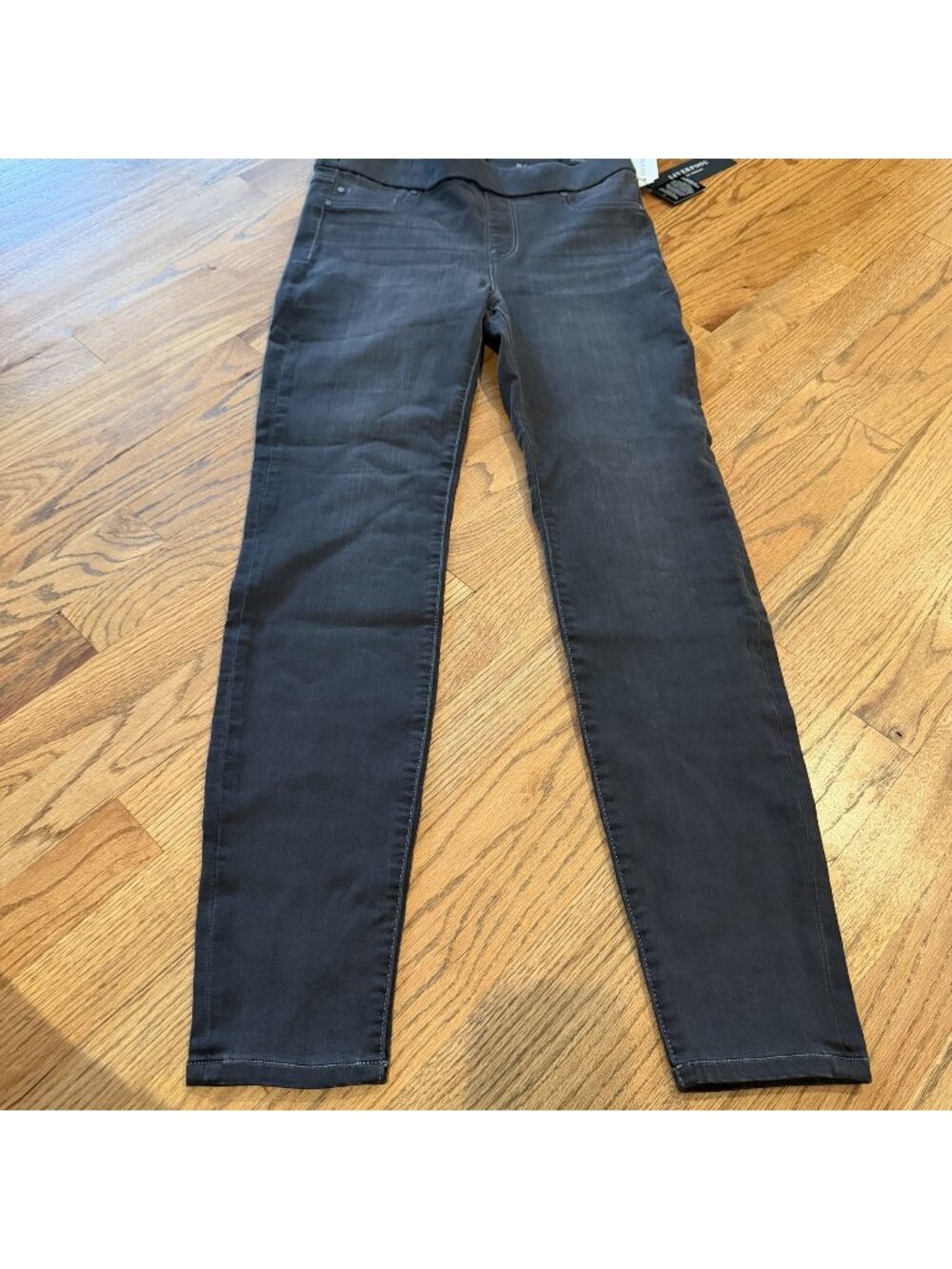 Liverpool Womens Dark Gray  Elizabeth Super Skinny Jeans New Size 10